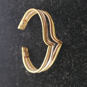 Vintage Copper Magnetic Wave Bracelet